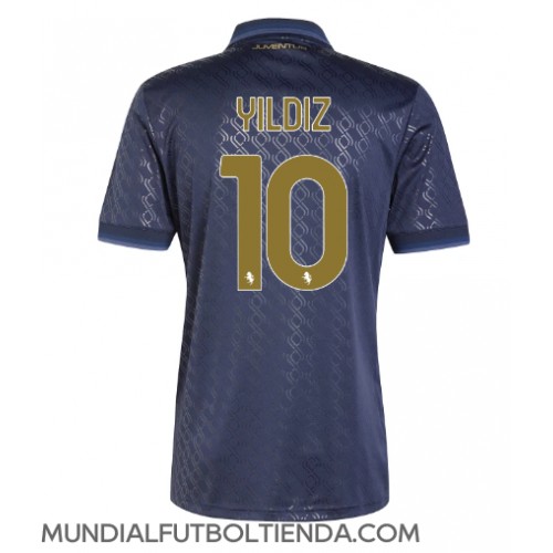 Camiseta Juventus Kenan Yildiz #10 Tercera Equipación Replica 2024-25 mangas cortas